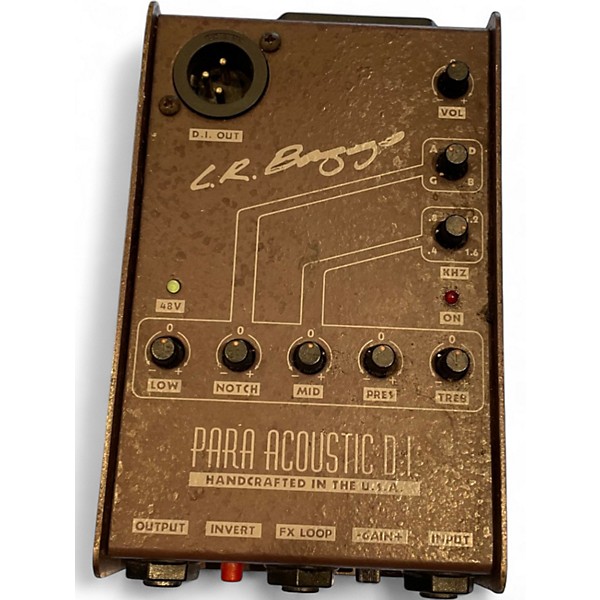 Used LR Baggs Para Acoustic DI Direct Box Pre With EQ Direct Box