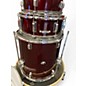 Used Dixon 5 Piece spark series drums red sparkle Drum Kit