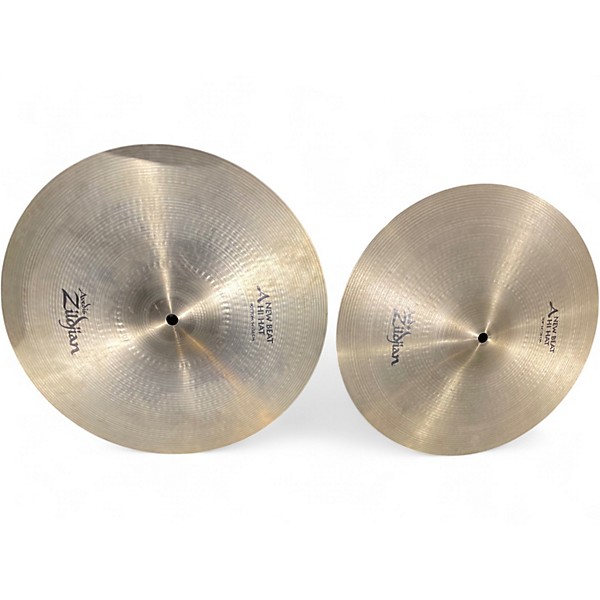 Used Zildjian 14in New Beat Hi Hat Pair Cymbal