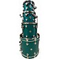 Used DW 4 Piece Collector's Series TEAL GLASS Drum Kit thumbnail