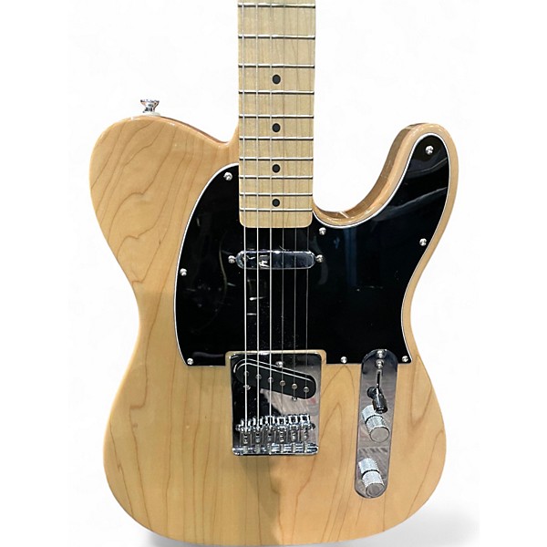 Used Squier Telecaster Natural Solid Body Electric Guitar