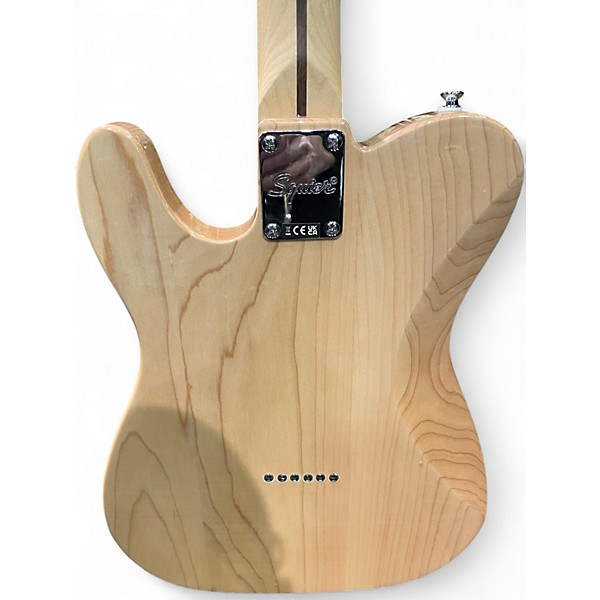 Used Squier Telecaster Natural Solid Body Electric Guitar