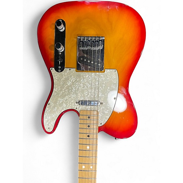 Used Fender Standard Telecaster Cherry Sunburst Solid Body Electric Guitar