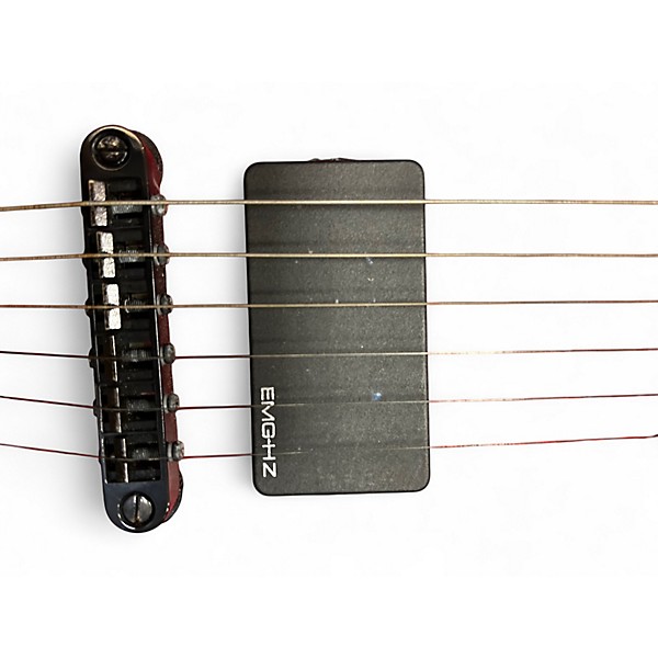 Used ESP LIMITED EDITION DEVIL GIRL DEVIL RED Solid Body Electric Guitar