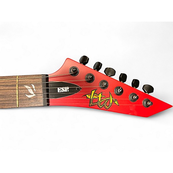 Used ESP LIMITED EDITION DEVIL GIRL DEVIL RED Solid Body Electric Guitar