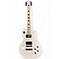 Used HardLuck Kings Bossman White Solid Body Electric Guitar thumbnail