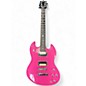 Used HardLuck Kings MAVERICK Pink Solid Body Electric Guitar thumbnail