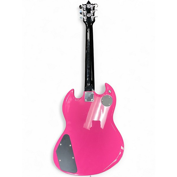 Used HardLuck Kings MAVERICK Pink Solid Body Electric Guitar