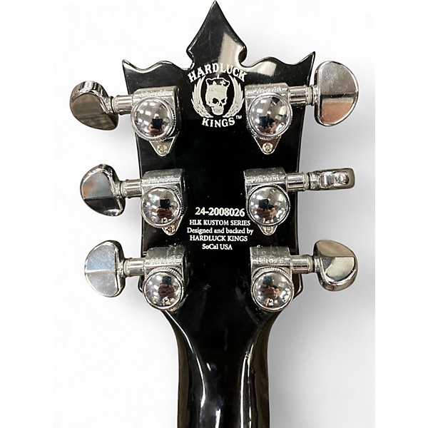 Used HardLuck Kings MAVERICK Pink Solid Body Electric Guitar