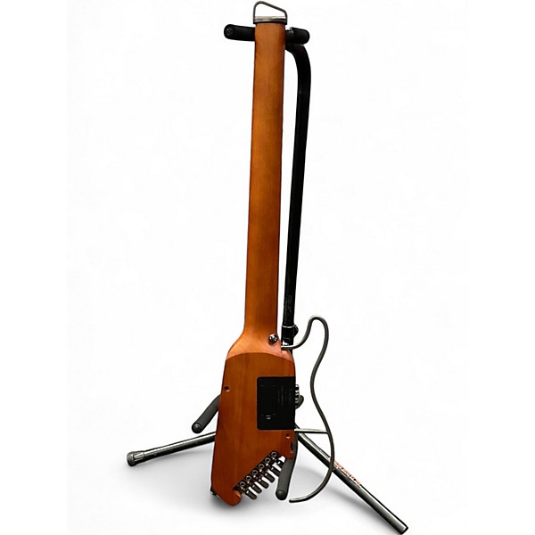 Used Donner HUSH SILENT GUITAR NATURAL Acoustic Electric Guitar