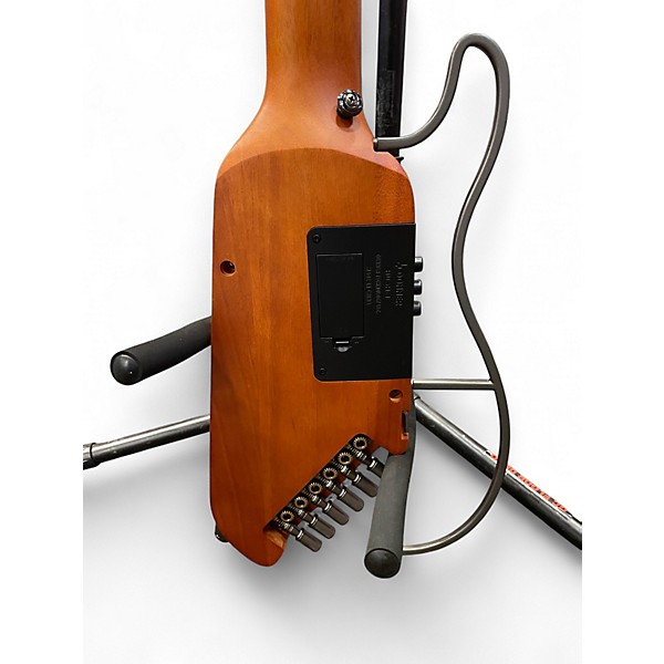 Used Donner HUSH SILENT GUITAR NATURAL Acoustic Electric Guitar