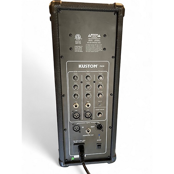 Used Kustom PA50 Powered Speaker