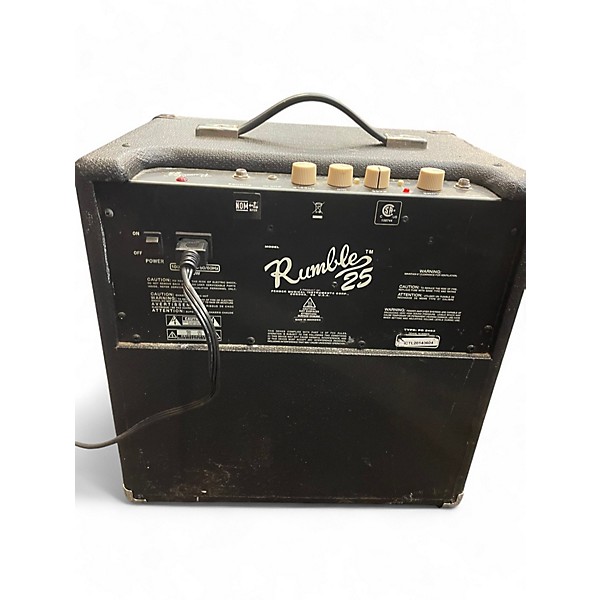 Used Fender Rumble 25 25W 1x8 Bass Combo Amp
