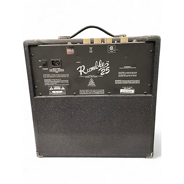 Used Fender Rumble 25 25W 1x8 Bass Combo Amp