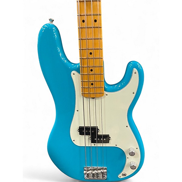 Used Fender PROFESSIONAL II BASS BLUE Electric Bass Guitar
