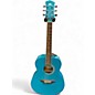 Used Luna AURORA AR BOR TEAL SPARKLE Acoustic Guitar thumbnail