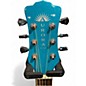 Used Luna AURORA AR BOR TEAL SPARKLE Acoustic Guitar