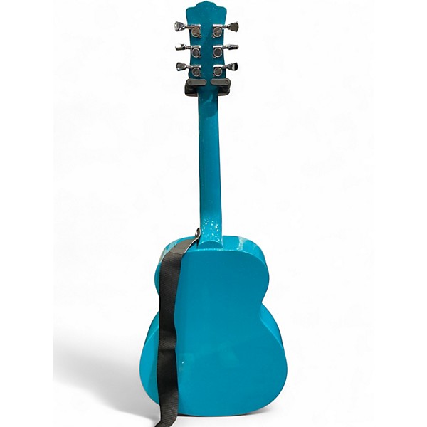 Used Luna AURORA AR BOR TEAL SPARKLE Acoustic Guitar