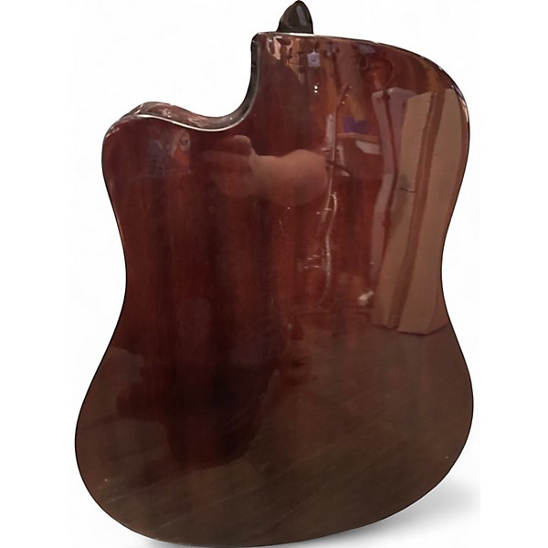 Used Fender cd60sce Mahogany Acoustic Electric Guitar