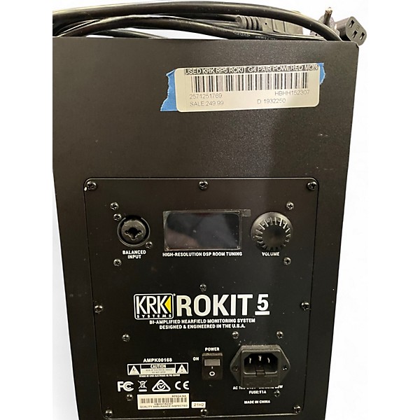 Used KRK RP5 ROKIT G4 Pair Powered Monitor