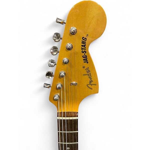 Used Fender KURT COBAIN SIGNATURE JAG-STANG Fiesta Red Solid Body Electric Guitar