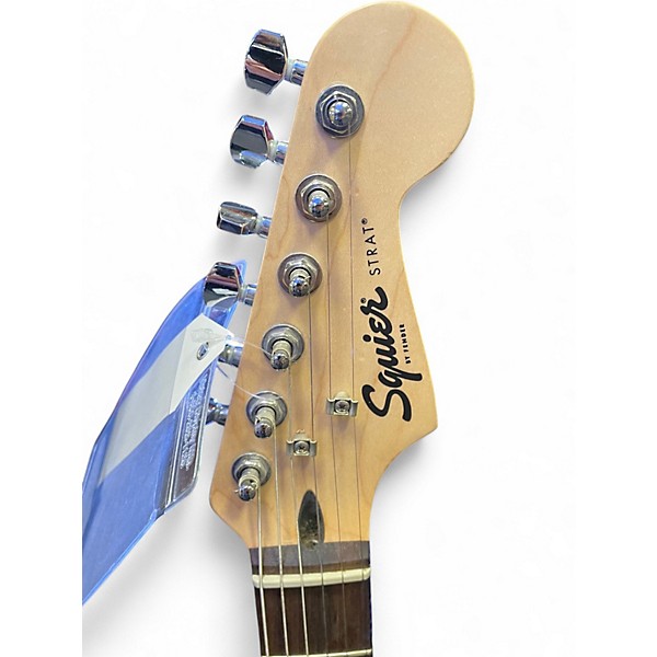 Used Squier STRAT 2 Tone Sunburst Solid Body Electric Guitar