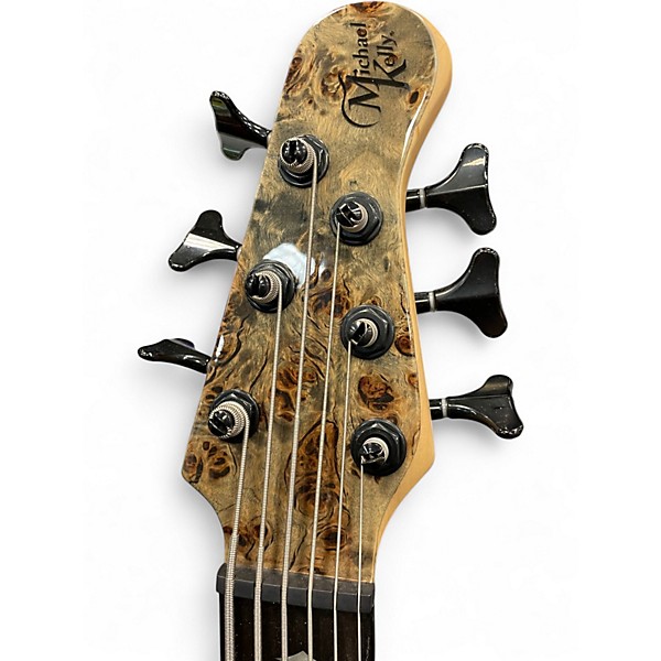 Used Michael Kelly pinnacle 6 grey spalt Electric Bass Guitar