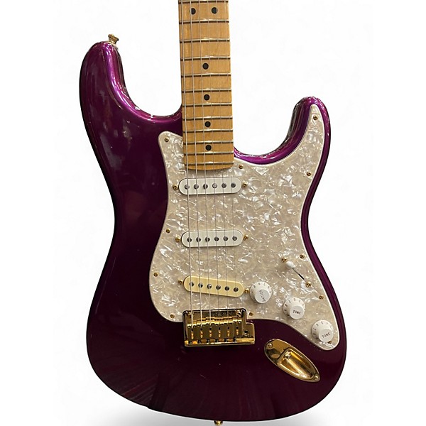 Used 2010 Fender FSR American Standard Stratocaster Purple Solid Body Electric Guitar