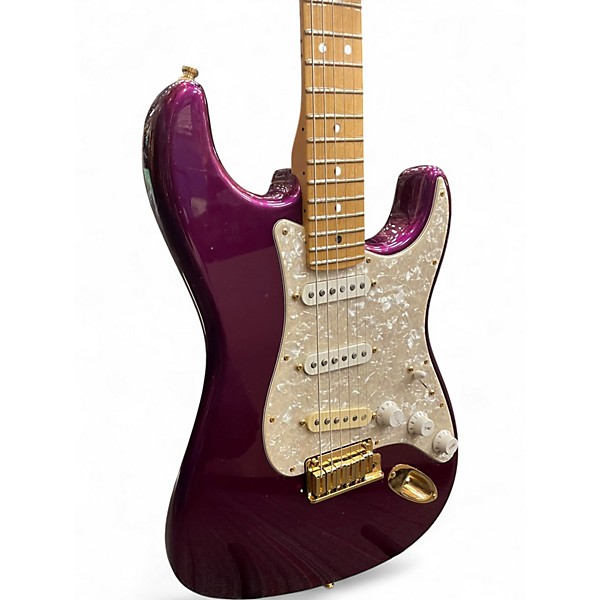 Used 2010 Fender FSR American Standard Stratocaster Purple Solid Body Electric Guitar