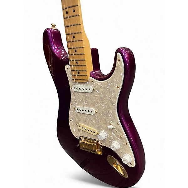 Used 2010 Fender FSR American Standard Stratocaster Purple Solid Body Electric Guitar