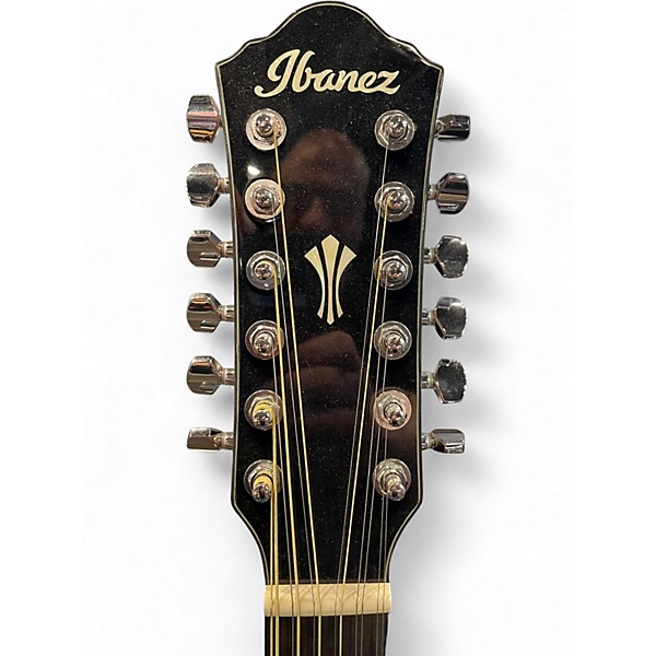 Used Ibanez AEG5012DVH Tobacco Burst 12 String Acoustic Electric Guitar