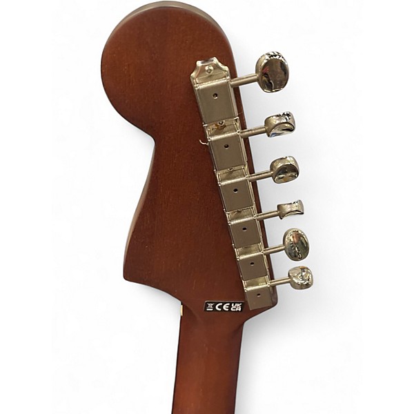 Used Fender Newporter Player GREEN Acoustic Electric Guitar