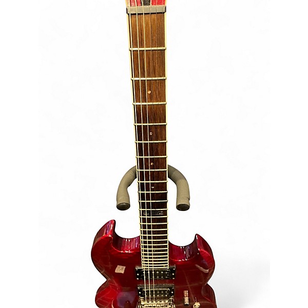 Used ESP LTD VIPER 200FM Red Solid Body Electric Guitar
