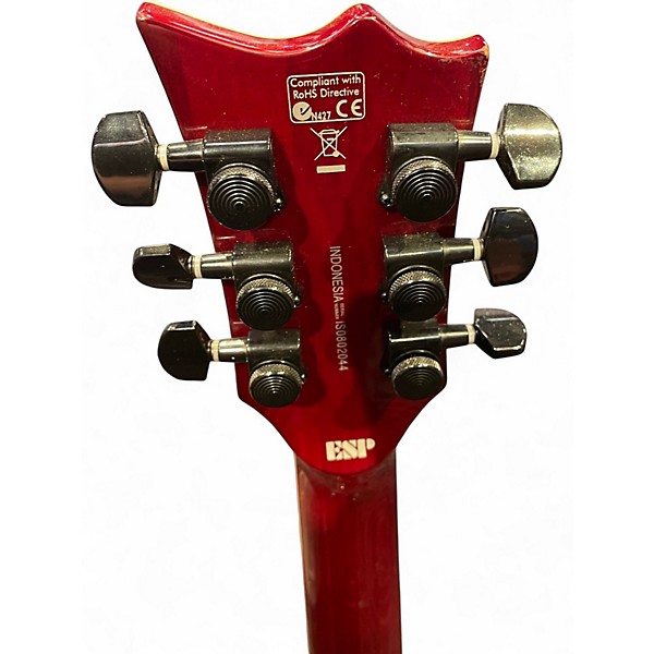 Used ESP LTD VIPER 200FM Red Solid Body Electric Guitar