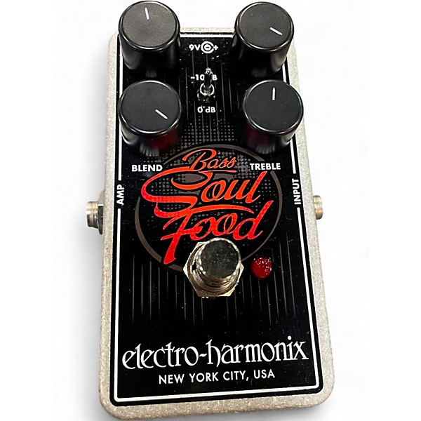 Used Electro-Harmonix Bass Soul Food Overdrive Bass Effect Pedal