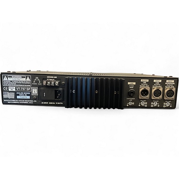 Used Avalon VT737SP Class A Mono Tube Microphone Preamp