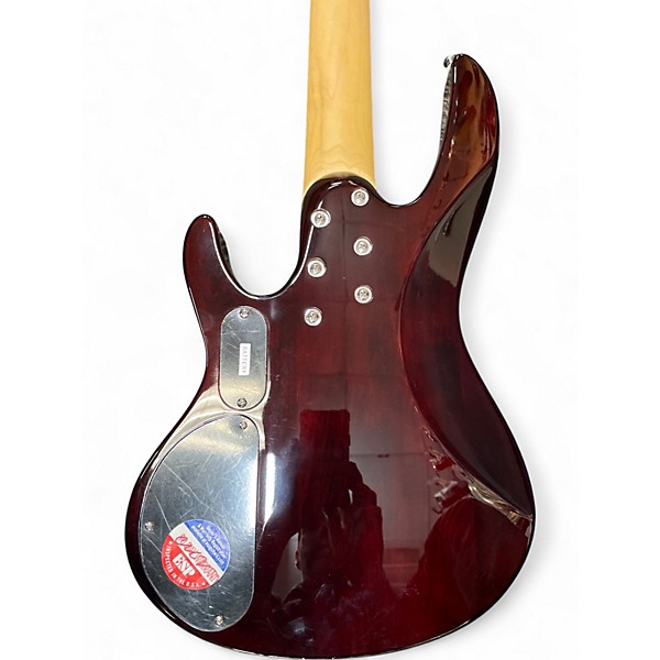 Used ESP LTD B55 5 String BURST Electric Bass Guitar