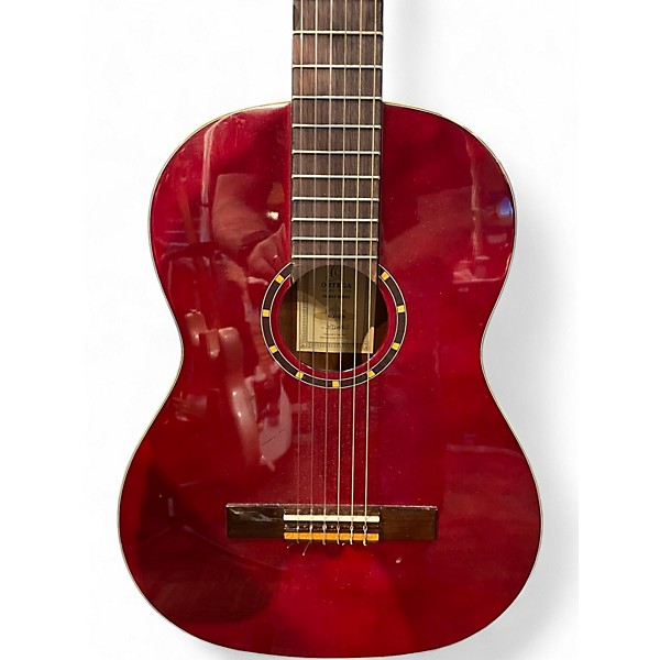 Used Ortega R121LWR RED Acoustic Guitar