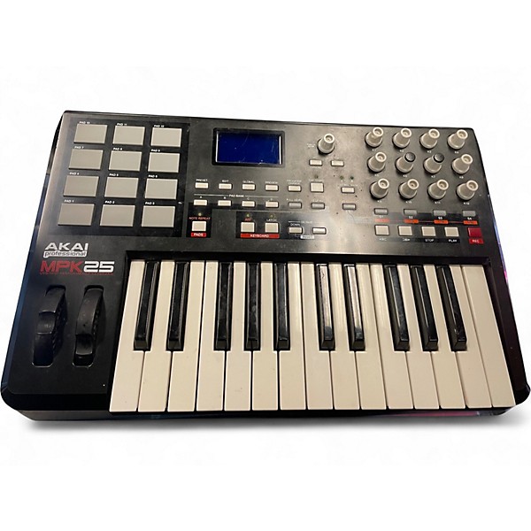 Used Akai Professional MPK25 25 Key MIDI Controller