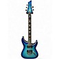 Used Schecter Guitar Research Omen Extreme 6 Ocean Blue Burst Solid Body Electric Guitar thumbnail