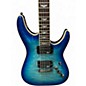 Used Schecter Guitar Research Omen Extreme 6 Ocean Blue Burst Solid Body Electric Guitar