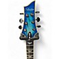 Used Schecter Guitar Research Omen Extreme 6 Ocean Blue Burst Solid Body Electric Guitar