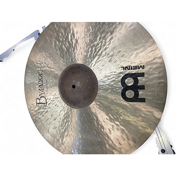 Used MEINL 21in byzance polyphonic ride Cymbal