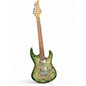 Used Suhr Custom Shop Modern Carve Top Faded Trans Green Burst Solid Body Electric Guitar thumbnail