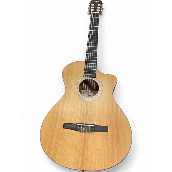 Used 2020s Taylor 112CE N Natural Classical Acoustic Electric Guitar