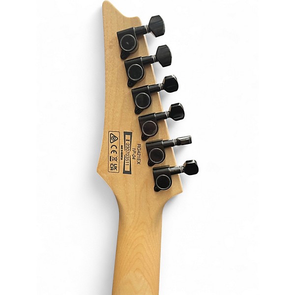 Used Ibanez RG421EX Black Solid Body Electric Guitar