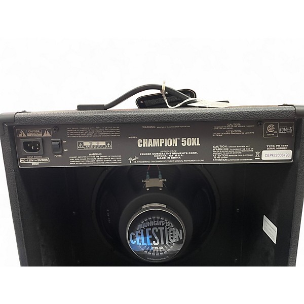 Used Fender CHAMPION 50XL Guitar Combo Amp