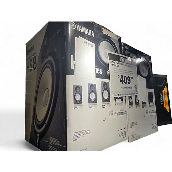 Used Yamaha HS8 Pair Powered Monitor