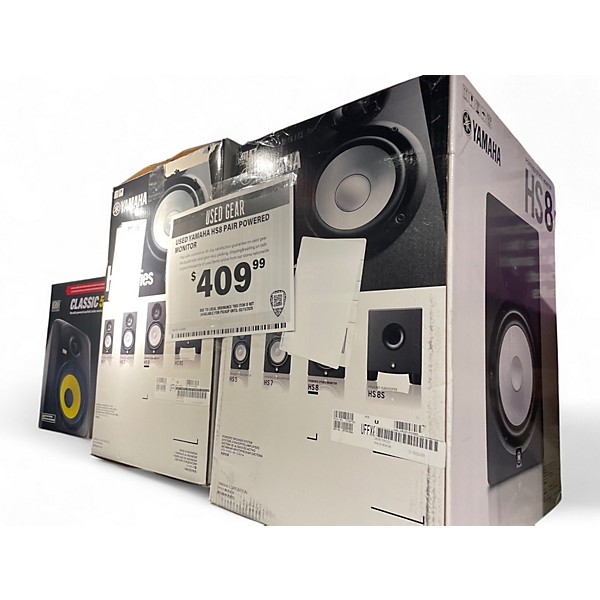 Used Yamaha HS8 Pair Powered Monitor
