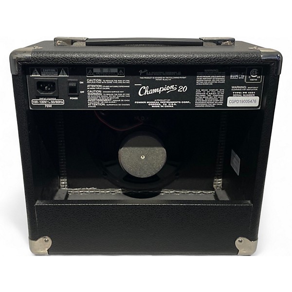 Used 2010s Fender CHMPION 20 Guitar Combo Amp